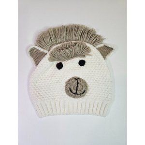 Llama Face Kid's Hat, Beanie Cap, Animal Hat, OS